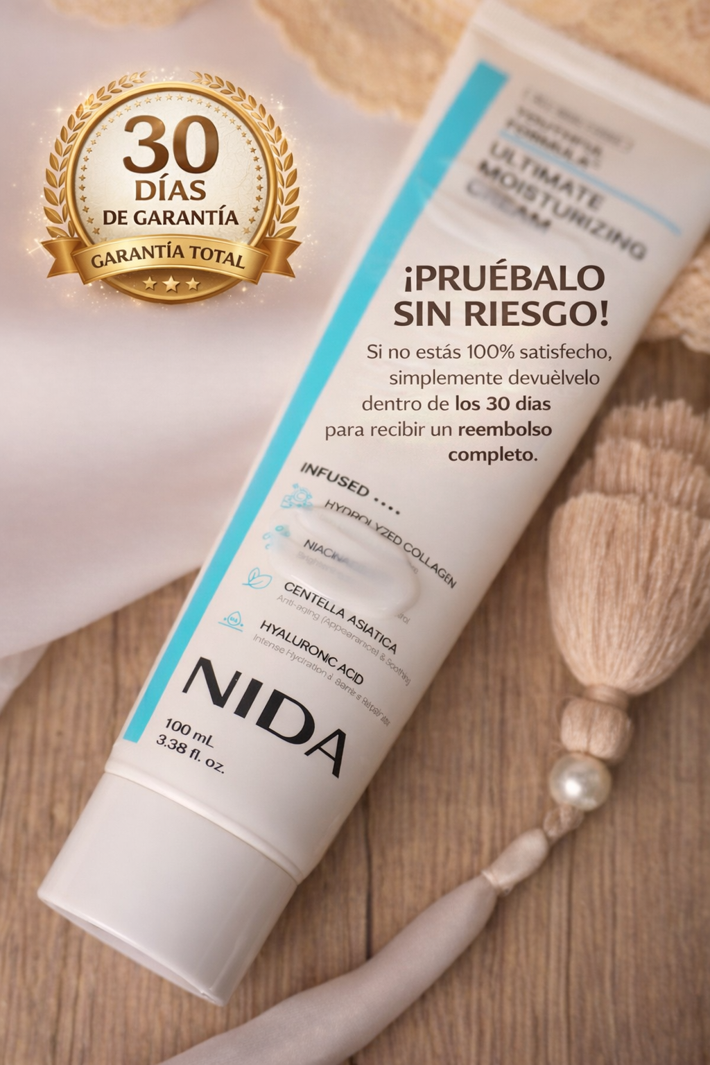 Crema NIDA – Reparación intensiva para una piel radiante, firme y suave