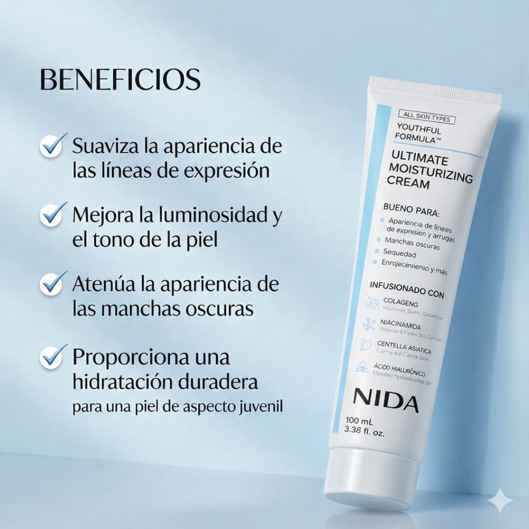 Crema NIDA – Reparación intensiva para una piel radiante, firme y suave